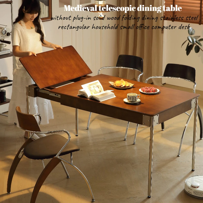 Coffee Kitchen Luxury Dining Table Italian 6 Chairs Extendable Center Mid Century Foldable Table Wood Vintage Home Furniture
Coffee Kitchen Luxury Dining Table Italian 6 Chairs Extendable Center Mid Century Foldable Table Wood Vintage Home Furniture