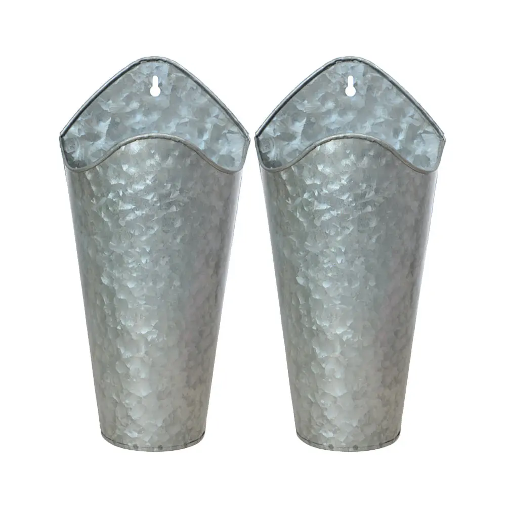 Hanging Flower Pot Wall Planter Metal Garden Pots Galvanized Vase Decor Succulent Bucket Plant Holder Sturdy
Hanging Flower Pot Wall Planter Metal Garden Pots Galvanized Vase Decor Succulent Bucket Plant Holder Sturdy