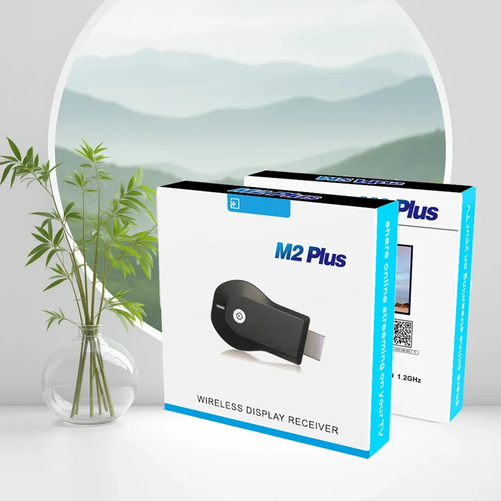1080P Wireless WiFi Display TV Dongle Receiver HDMI-Compatible TV Stick M2 Plus
1080P Wireless WiFi Display TV Dongle Receiver HDMI-Compatible TV Stick M2 Plus