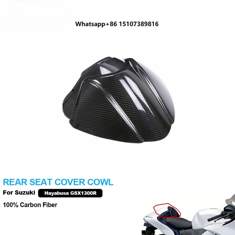 3K Dry Carbon Fiber Motorcycle Accessories Rear Seat Cover Cowl for GSX1300 R Hayabusa 2021-2024
3K Dry Carbon Fiber Motorcycle Accessories Rear Seat Cover Cowl for GSX1300 R Hayabusa 2021-2024