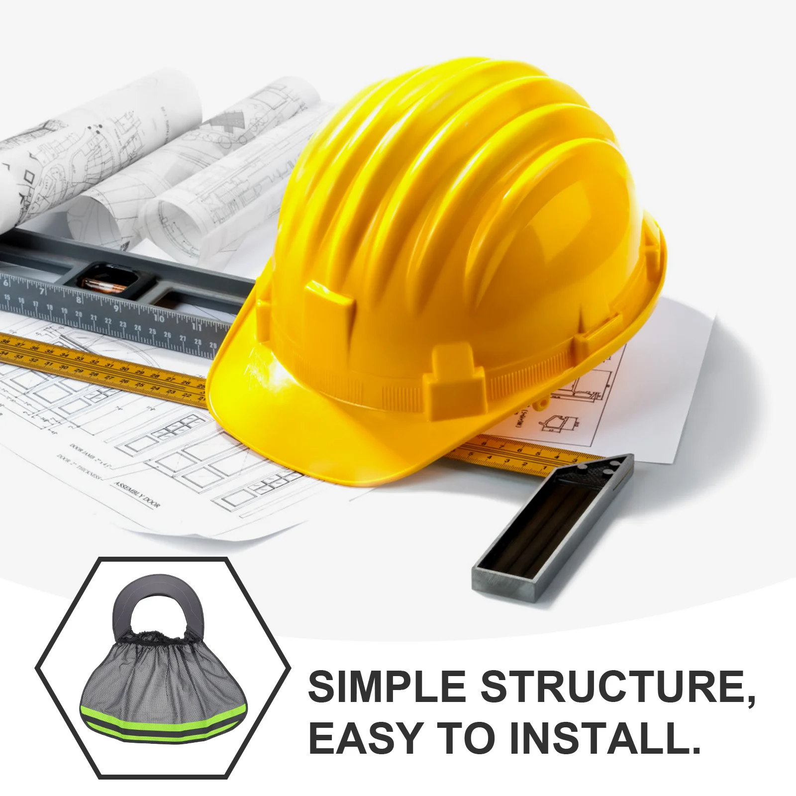 Hard Hat Sun Visor Shade Construction Neck Protector Sunscreen Brim Visor Adjustable Elastic Band UV
Hard Hat Sun Visor Shade Construction Neck Protector Sunscreen Brim Visor Adjustable Elastic Band UV