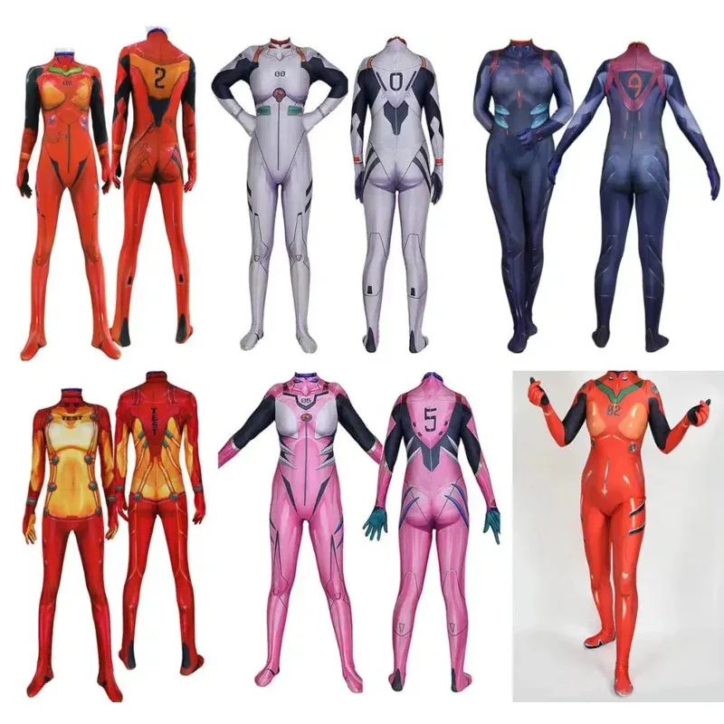 Adults Kids Anime Asuka Mari Rei 3.0 Cosplay Costume Asuka Test Shinji Jumpsuits Zentai Suit Halloween Bodysuits EA5601
Adults Kids Anime Asuka Mari Rei 3.0 Cosplay Costume Asuka Test Shinji Jumpsuits Zentai Suit Halloween Bodysuits EA5601