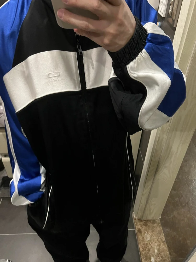 Blue White Splice Sports Casual Stand Collar Jaet Loose ex Spring Autumn Trendy Brand Ins Matching Couple Tops
Blue White Splice Sports Casual Stand Collar Jaet Loose ex Spring Autumn Trendy Brand Ins Matching Couple Tops