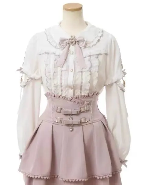 Lizlisa Sweet Detachable Sleeve Ruffle Lace Knot Splicing Shirt Polyester Fiber 2025 Spring Season Women's Fashion
Lizlisa Sweet Detachable Sleeve Ruffle Lace Knot Splicing Shirt Polyester Fiber 2025 Spring Season Women's Fashion