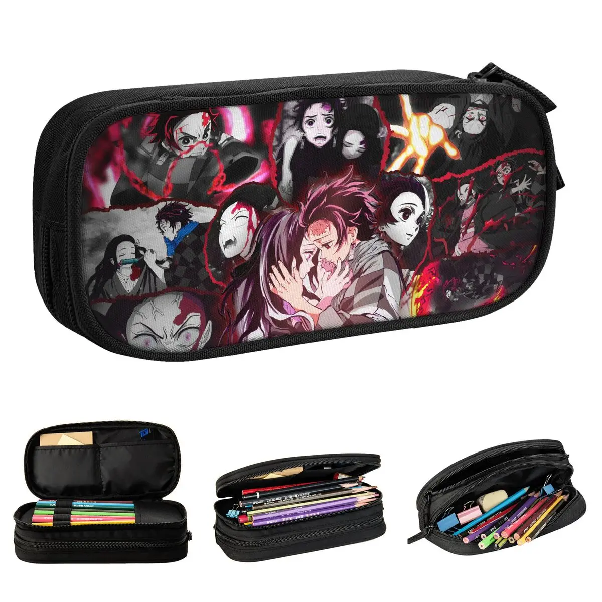 Kamado Nezuko Tanjirou Pencil Cases Cute Kimetsu No Yaiba Anime Pen Bag for Student Large Storage School Cosmetic Pencilcases
Kamado Nezuko Tanjirou Pencil Cases Cute Kimetsu No Yaiba Anime Pen Bag for Student Large Storage School Cosmetic Pencilcases