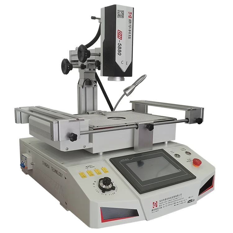 DH-5880 Latest BGA Rework Station Soldering IC Remove GPU Desoldering CPU Game Console Motherboard Repair for Computer Car PCBA