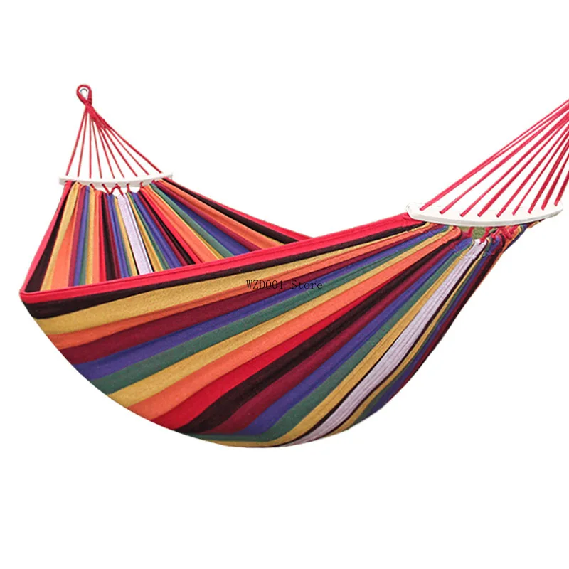 Hammock 24-hour Delivery Anti-rollover Hammock Canvas Outdoor Swing Outdoor Double Hanging Chair
Hammock 24-hour Delivery Anti-rollover Hammock Canvas Outdoor Swing Outdoor Double Hanging Chair