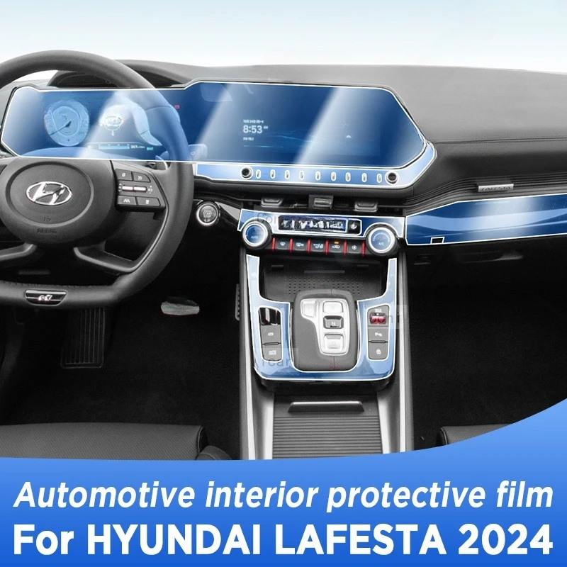 For HYUNDAI LAFESTA 2024 Center Console Gear Panel Screen TPU Car Interior Protective Film Anti-Scratch Repair Sticker
For HYUNDAI LAFESTA 2024 Center Console Gear Panel Screen TPU Car Interior Protective Film Anti-Scratch Repair Sticker