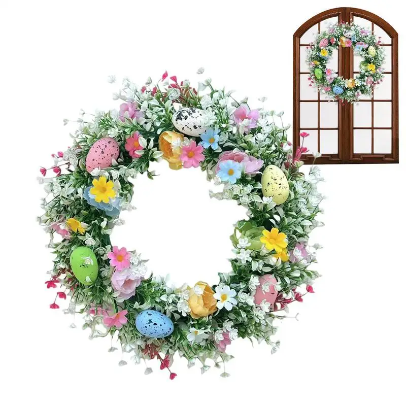 Spring Wreath Colorful Eggs Spring Door Wreath Spring Window Wreath Hanger Decor Green Leaves Wreath Home Wall Decor For Spring
Spring Wreath Colorful Eggs Spring Door Wreath Spring Window Wreath Hanger Decor Green Leaves Wreath Home Wall Decor For Spring