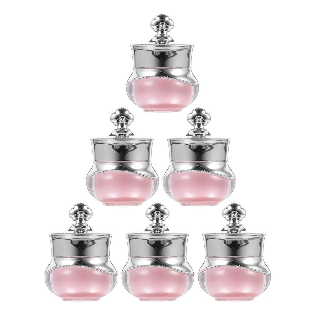 6 Pcs Acrylic Crown Bottle Small Cream Jar Wide Mouth Container Containers Travel for with Cover
6 Pcs Acrylic Crown Bottle Small Cream Jar Wide Mouth Container Containers Travel for with Cover