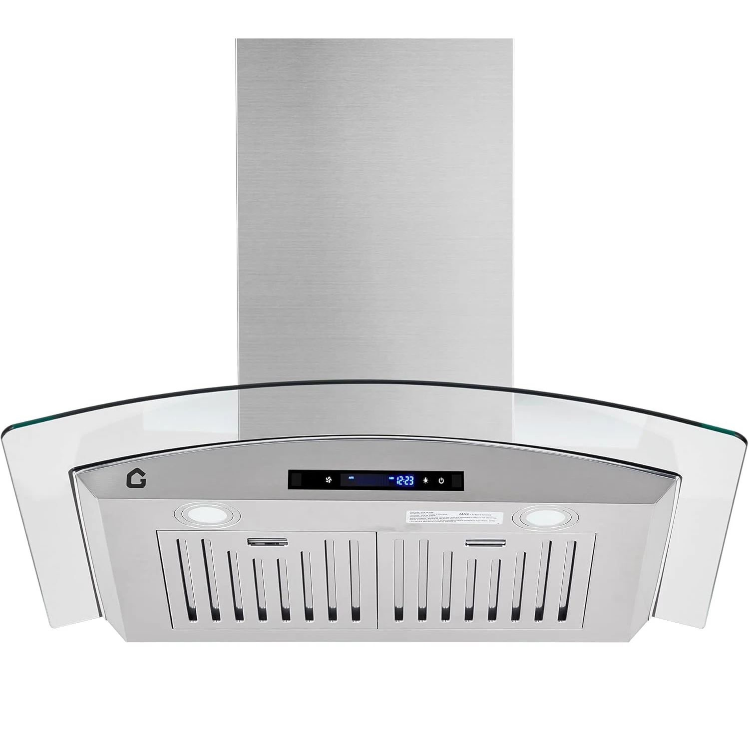 Wall Mount Range Hood 30-Inch, 450 CFM Ducted/Ductless Convertible Kitchen Vent Hood, 3-Speed with Gesture Sensing & Touch Control, Easy Installation Stainless Steel Hood with LED Lights
Wall Mount Range Hood 30-Inch, 450 CFM Ducted/Ductless Convertible Kitchen Vent Hood, 3-Speed with Gesture Sensing & Touch Control, Easy Installation Stainless Steel Hood with LED Lights
