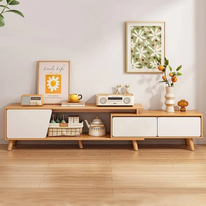 simple modern small apartment solid wood legs coffee table TV cabinet combination Nordic telescopic TV cabinet living room
simple modern small apartment solid wood legs coffee table TV cabinet combination Nordic telescopic TV cabinet living room