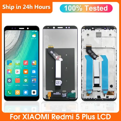 New LCD For Xiaomi Redmi 5 Plus LCD MEG7 MEI7 For Xiaomi Redmi 5 Plus Touch Screen Display Digitizer Replacement Parts