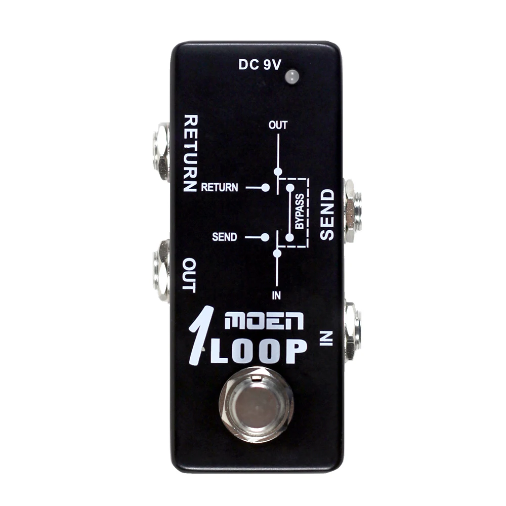 MOEN Electric Guitar Effects Pedal 1 LOOP True Bypass Passive Loop Box Return Send IN OUT Mini Size
MOEN Electric Guitar Effects Pedal 1 LOOP True Bypass Passive Loop Box Return Send IN OUT Mini Size