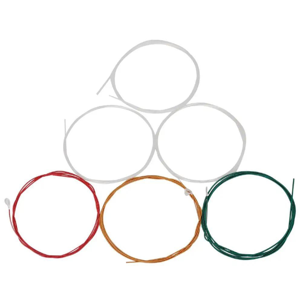 6 PCS / Set Assorted Sizes Nylon Guitar Strings for 6 String Classic Guitar 1.09mm 0.89mm 0.76mm 1.02mm 0.81mm 0.71mm
6 PCS / Set Assorted Sizes Nylon Guitar Strings for 6 String Classic Guitar 1.09mm 0.89mm 0.76mm 1.02mm 0.81mm 0.71mm