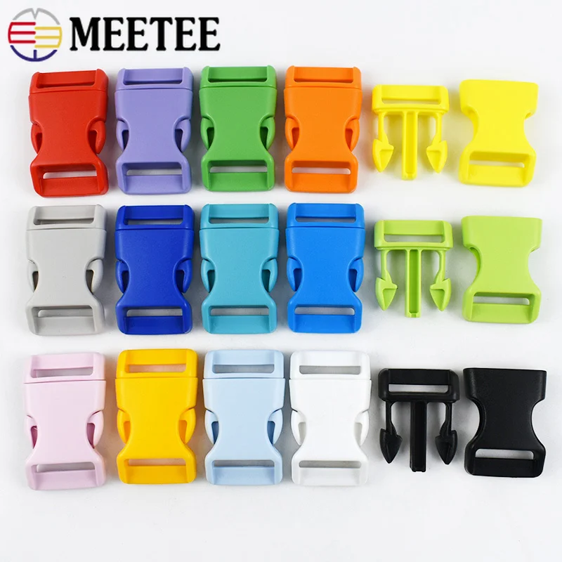20Pcs 10/15/20/25mm Plastic Release Buckle Webbing Straps Adjust Clasp Belt Buckles Backpack Dog Collar Hook DIY Bag Accessories
20Pcs 10/15/20/25mm Plastic Release Buckle Webbing Straps Adjust Clasp Belt Buckles Backpack Dog Collar Hook DIY Bag Accessories