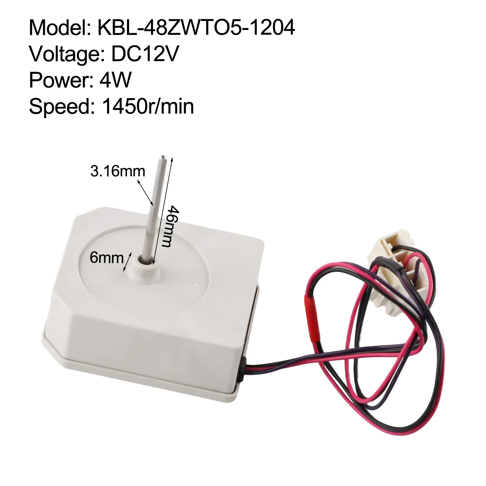 1PC KBL-48ZWT05-1204 Refrigerator Evaporator Fan Motor 4w 12v For Kenwood Fridges Fit KSBSW17,KSBSB15,KFF2DW14,KFF2DS14,KSBSX17
1PC KBL-48ZWT05-1204 Refrigerator Evaporator Fan Motor 4w 12v For Kenwood Fridges Fit KSBSW17,KSBSB15,KFF2DW14,KFF2DS14,KSBSX17