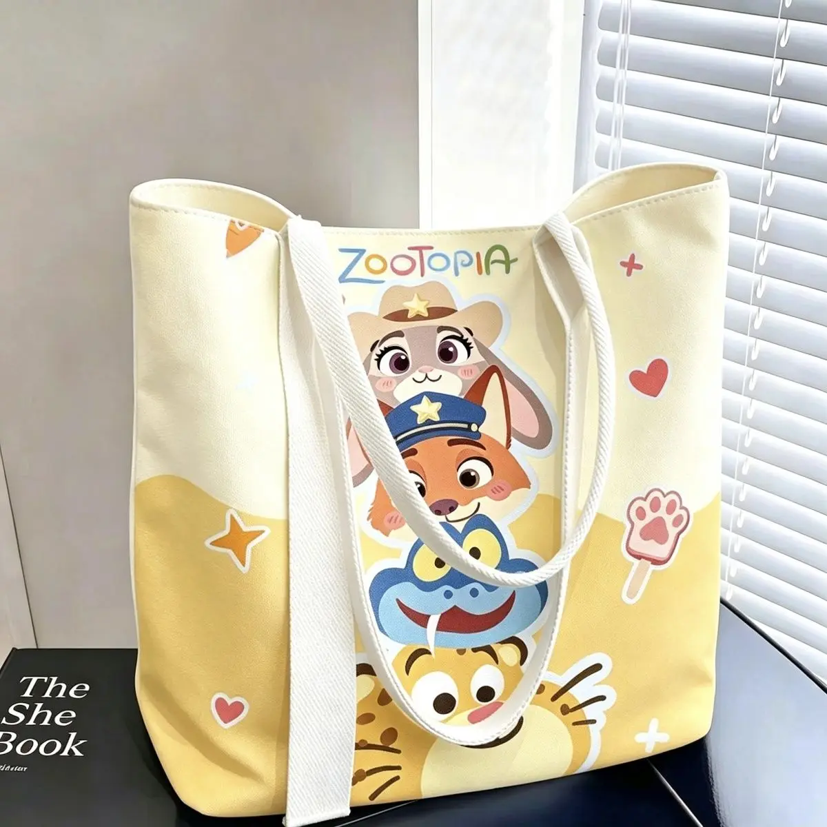Zootopia Judy Nick Canvas Tote Bag Cute Large Capacity Student School Commuter Bag
Zootopia Judy Nick Canvas Tote Bag Cute Large Capacity Student School Commuter Bag