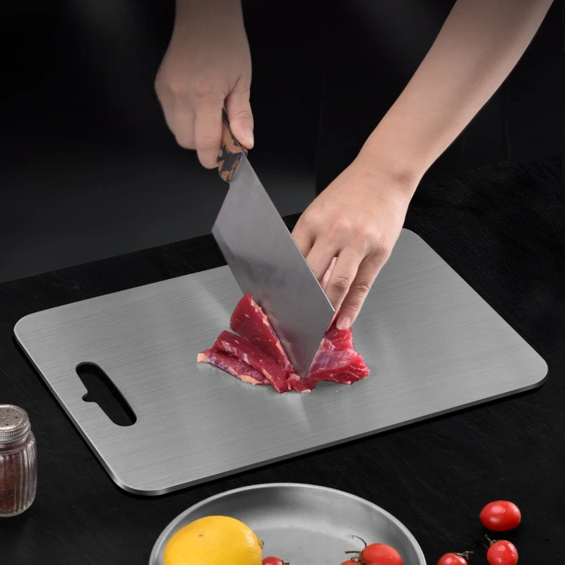 100% Pure Titanium Chopping Board Double-sided Food-grade for Meats Fruits Chopping Board Kitchen Items and Accessories
100% Pure Titanium Chopping Board Double-sided Food-grade for Meats Fruits Chopping Board Kitchen Items and Accessories