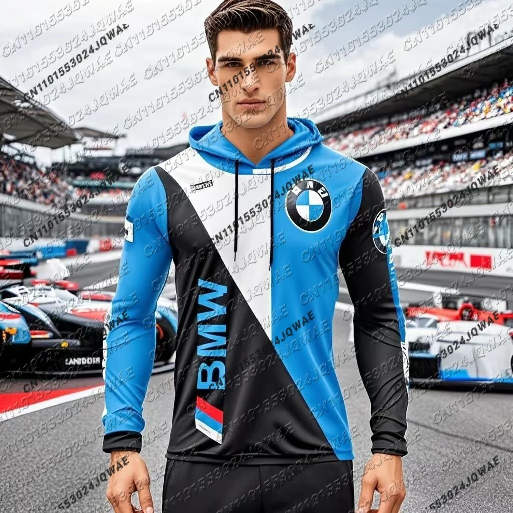 Новая осенне-зимняя мужская гоночная команда с капюшоном BMW, свободная дышащая удобная спортивная одежда с 3d принтом, женский модный повседневный топ 
Новая осенне-зимняя мужская гоночная команда с капюшоном BMW, свободная дышащая удобная спортивная одежда с 3d принтом, женский модный повседневный топ
