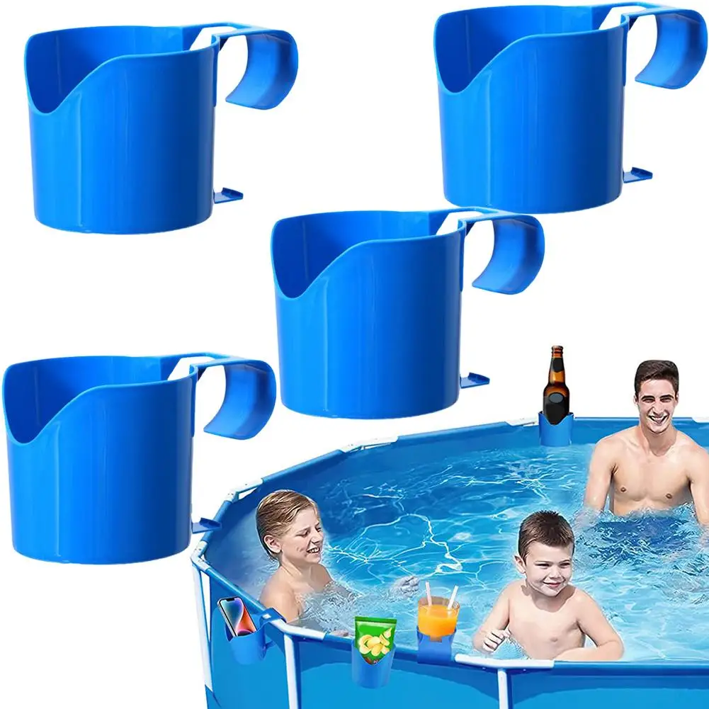 4 Pack Pool Cup Holders,Poolside Cup Holders for Above Ground Pools Durable No-Spill Pool Drink Holder,Easy to Clip on Pool
4 Pack Pool Cup Holders,Poolside Cup Holders for Above Ground Pools Durable No-Spill Pool Drink Holder,Easy to Clip on Pool