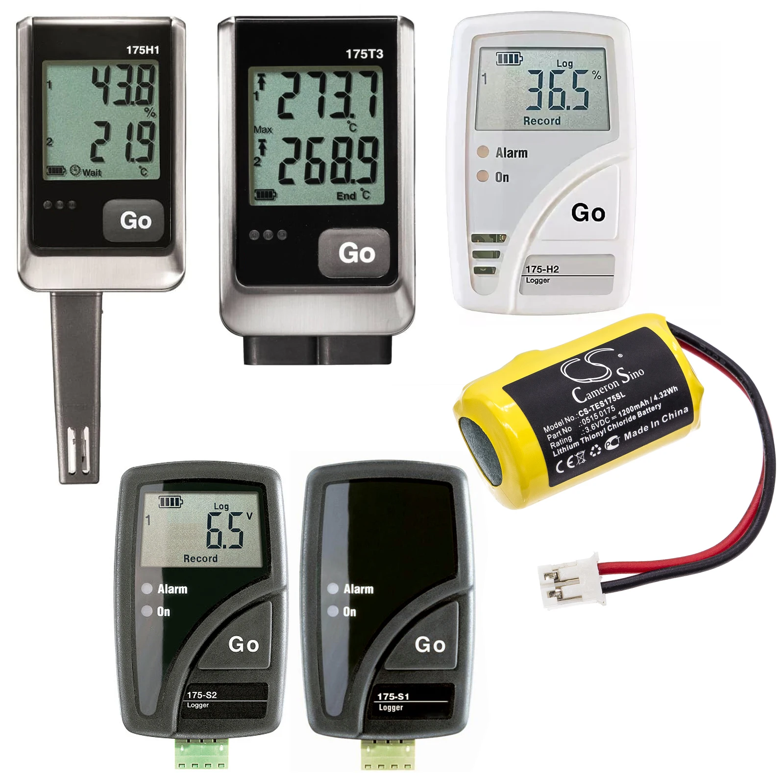 3.6V 1200mAh Battery 0515 0175 for Testo 175-T3 175-H1 175-H2 175-S1 175-S2, Non-rechargeable +TOOL
3.6V 1200mAh Battery 0515 0175 for Testo 175-T3 175-H1 175-H2 175-S1 175-S2, Non-rechargeable +TOOL