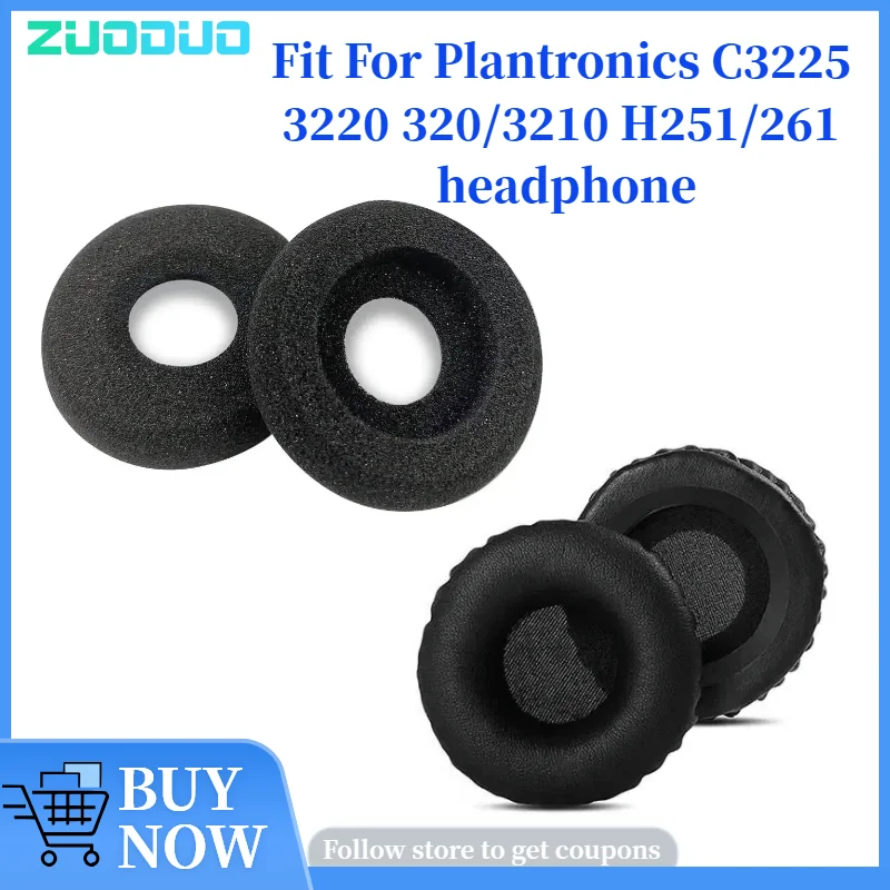 Replacement Protein Leather Ear Pads Cushion Cover Earpads for Plantronics C3225 3220 320/3210 H251/261 Headset
Replacement Protein Leather Ear Pads Cushion Cover Earpads for Plantronics C3225 3220 320/3210 H251/261 Headset