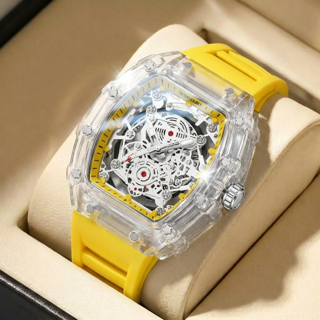 1pcs Men's gold dial silicone strap vintage fashion classic fashion details Quartz Watch for business party holiday
1pcs Men's gold dial silicone strap vintage fashion classic fashion details Quartz Watch for business party holiday