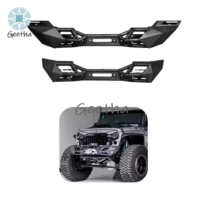 High Quality Black Steel Long and Short Front Bumper Rear Bumper for Jeep Wrangler JK/JL 4x4 Off-road Car Accessories
High Quality Black Steel Long and Short Front Bumper Rear Bumper for Jeep Wrangler JK/JL 4x4 Off-road Car Accessories