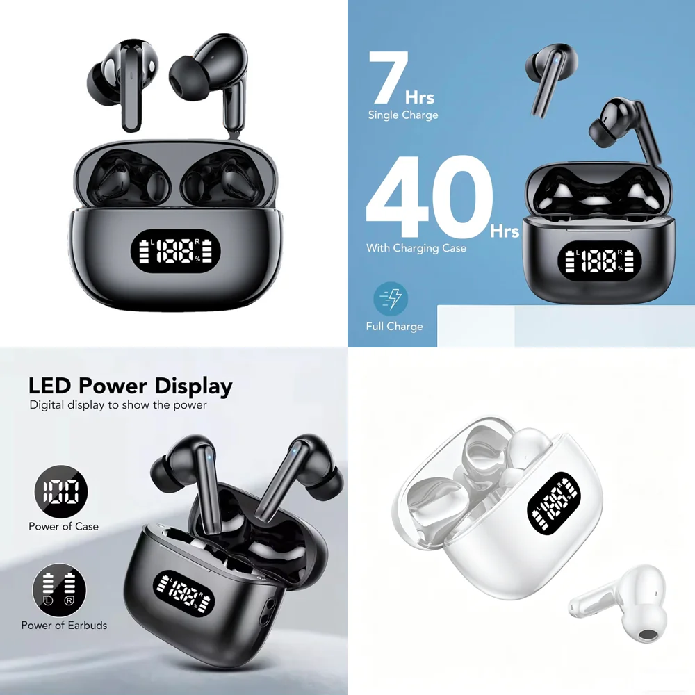 BT 5.4 TWS Earbuds Wireless Long-Battery Life Headphone with LED Display Clear Calls IP7 Waterproof Earphone High Quality
BT 5.4 TWS Earbuds Wireless Long-Battery Life Headphone with LED Display Clear Calls IP7 Waterproof Earphone High Quality