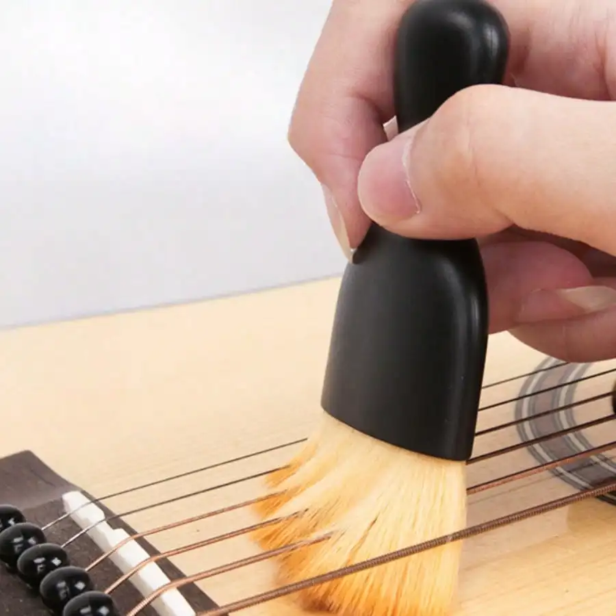 Black Musical Instrument Cleaning Brush With Dense Bristles - Dust & Debris Remover For Piano, Guitar, Bass Guitars - Ergonomic Handle For Hard-To-Reach Areas, Piano Maintenance, String Instrument Cleaner
Black Musical Instrument Cleaning Brush With Dense Bristles - Dust & Debris Remover For Piano, Guitar, Bass Guitars - Ergonomic Handle For Hard-To-Reach Areas, Piano Maintenance, String Instrument Cleaner