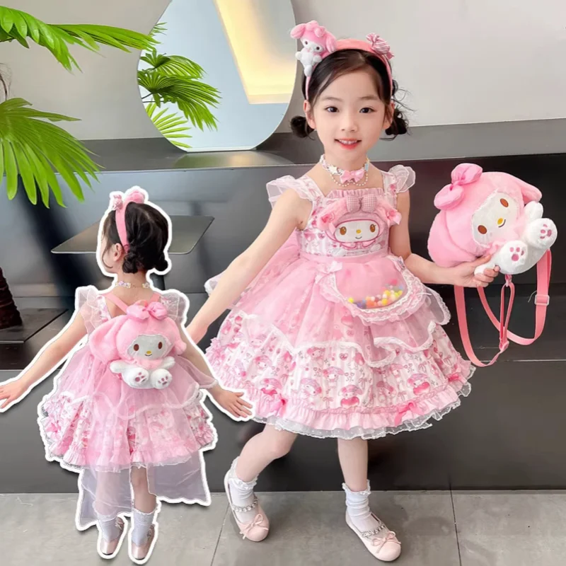 Children's Japanese Suspender Mesh Bow Dress Girls Lolita Princess Dress Girls Summer New Fashion Dress Party T-Shirt Comfortabl
Children's Japanese Suspender Mesh Bow Dress Girls Lolita Princess Dress Girls Summer New Fashion Dress Party T-Shirt Comfortabl
