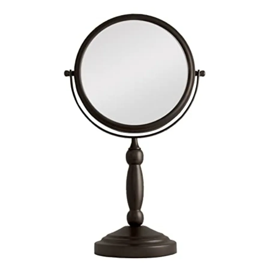 Zadro 9" W x 16" H Round Non-Lighted Makeup Mirror 10X 1X Magnifying Makeup Mirrors Rotating Head Makeup Mirror for Desk
Zadro 9" W x 16" H Round Non-Lighted Makeup Mirror 10X 1X Magnifying Makeup Mirrors Rotating Head Makeup Mirror for Desk