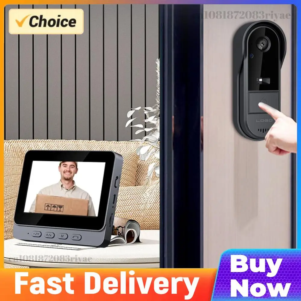 2.4G WiFi Video Intercom Door Camera IR Night Vision Home Security Door Eye Camera 4.3 Inch IPS Screen for Home Office Apartment
2.4G WiFi Video Intercom Door Camera IR Night Vision Home Security Door Eye Camera 4.3 Inch IPS Screen for Home Office Apartment