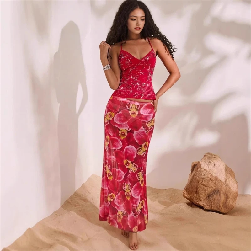 Elegant Floral Print Mermaid Skirt With Elastic Waist Summer Beach Party Dress Sexy Bodycon Maxi Skirt For Women Vacation
Elegant Floral Print Mermaid Skirt With Elastic Waist Summer Beach Party Dress Sexy Bodycon Maxi Skirt For Women Vacation