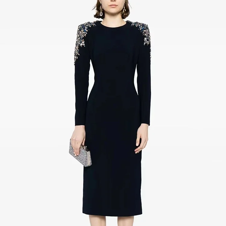 Autumn 2024 collection new arrivals sexy o neck women long dresses women's midi dresses
Autumn 2024 collection new arrivals sexy o neck women long dresses women's midi dresses