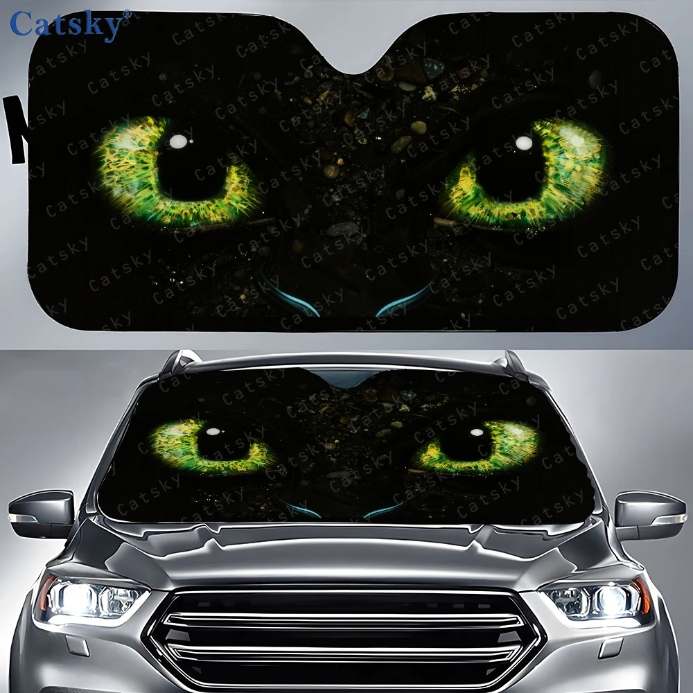 Автомобильный солнцезащитный экран: крупный план двух зеленых глаз в темноте, солнцезащитный экран для автомобиля, солнцезащитный экран для переднего окна, автомобильный солнцезащитный экран для D.
Автомобильный солнцезащитный экран: крупный план двух зеленых глаз в темноте, солнцезащитный экран для автомобиля, солнцезащитный экран для переднего окна, автомобильный солнцезащитный экран для D.