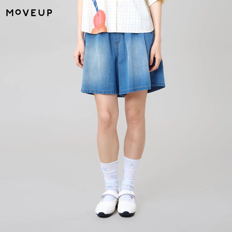 MOVEUP Loose Straight Shorts 2026 Summer New Gradient Elastic Waist Pocket Casual Commuting Simple Women Short Pants 3ELX40303
MOVEUP Loose Straight Shorts 2026 Summer New Gradient Elastic Waist Pocket Casual Commuting Simple Women Short Pants 3ELX40303