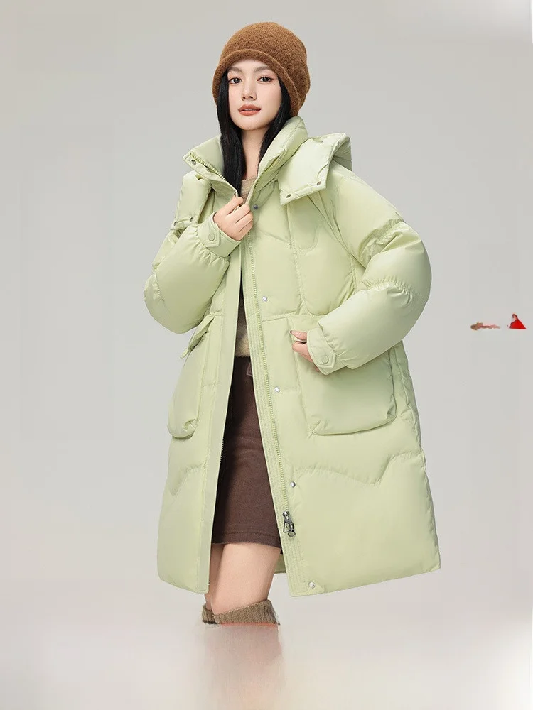 Snow Flng Spring 2026 Women's Mid-Length down Jaet Detachable Hood Thiened Warm Sweet Sle Faionable Polyester Fiber
Snow Flng Spring 2026 Women's Mid-Length down Jaet Detachable Hood Thiened Warm Sweet Sle Faionable Polyester Fiber