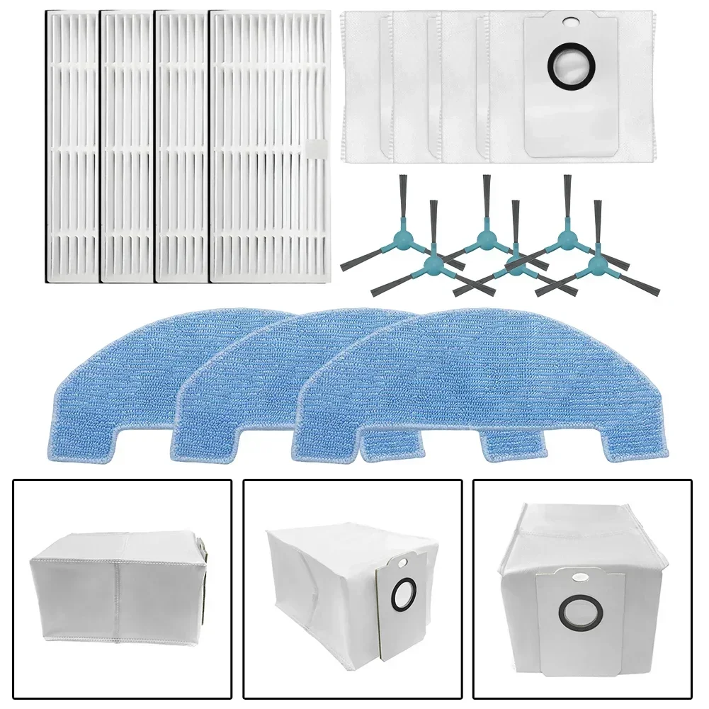 Perfectly Compatible Kit Filter Mop Cloth Dust Bag Side Brush Set for Atvel For R80 Base Vacuum Cleaner
Perfectly Compatible Kit Filter Mop Cloth Dust Bag Side Brush Set for Atvel For R80 Base Vacuum Cleaner