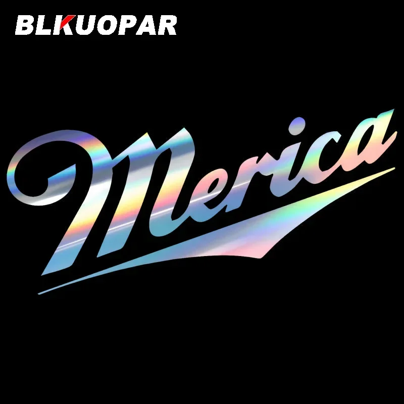 BLKUOPAR for MERICA Laser American Flag Car Stickers Waterproof Holographic Die-cut Fashion Decals Decorate Car Styling
BLKUOPAR for MERICA Laser American Flag Car Stickers Waterproof Holographic Die-cut Fashion Decals Decorate Car Styling