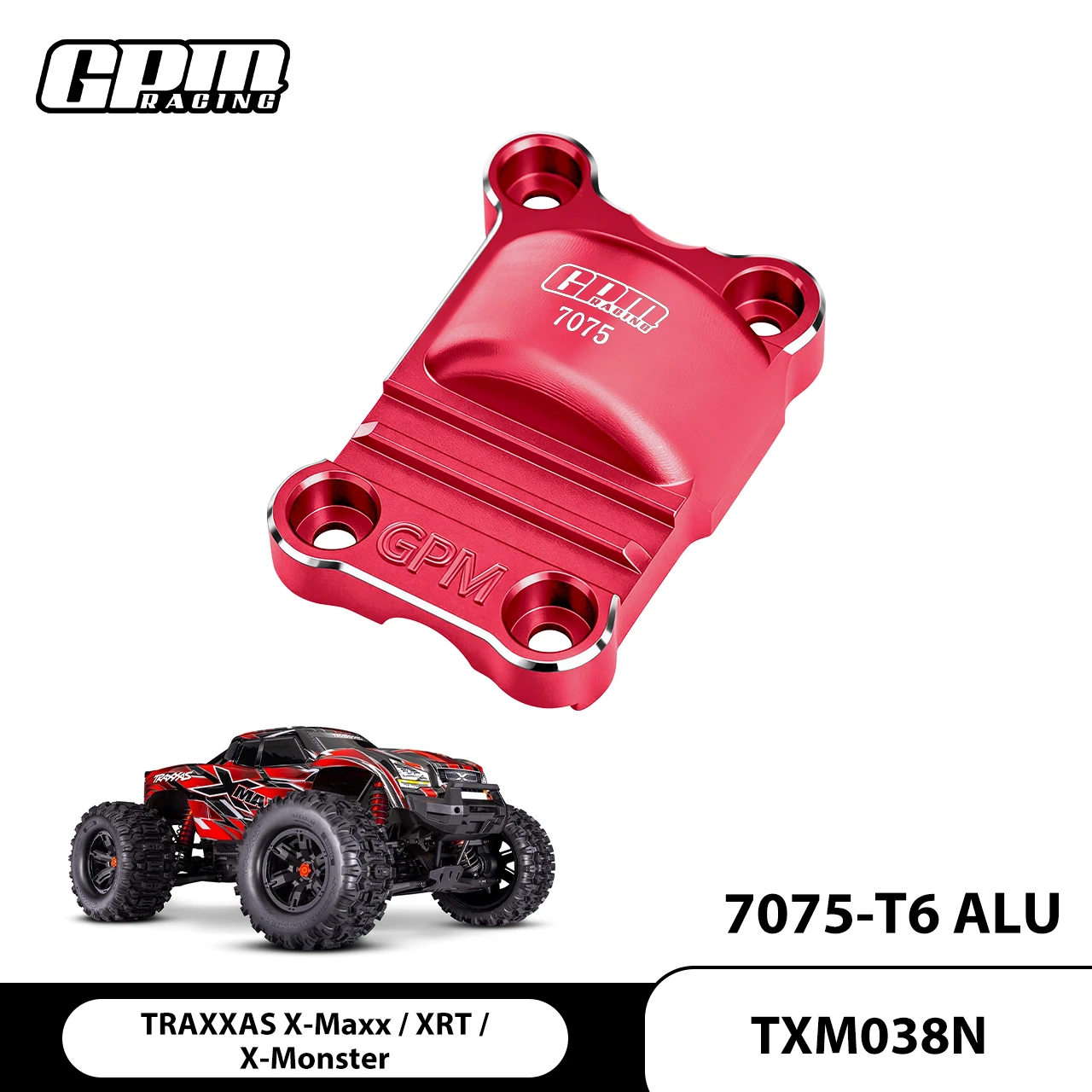 GPM Aluminium 7075-T6 Rear Gear Cover For 7787 TRAXXAS X-Maxx 6S/8S / XRT 8S 78086-4
GPM Aluminium 7075-T6 Rear Gear Cover For 7787 TRAXXAS X-Maxx 6S/8S / XRT 8S 78086-4