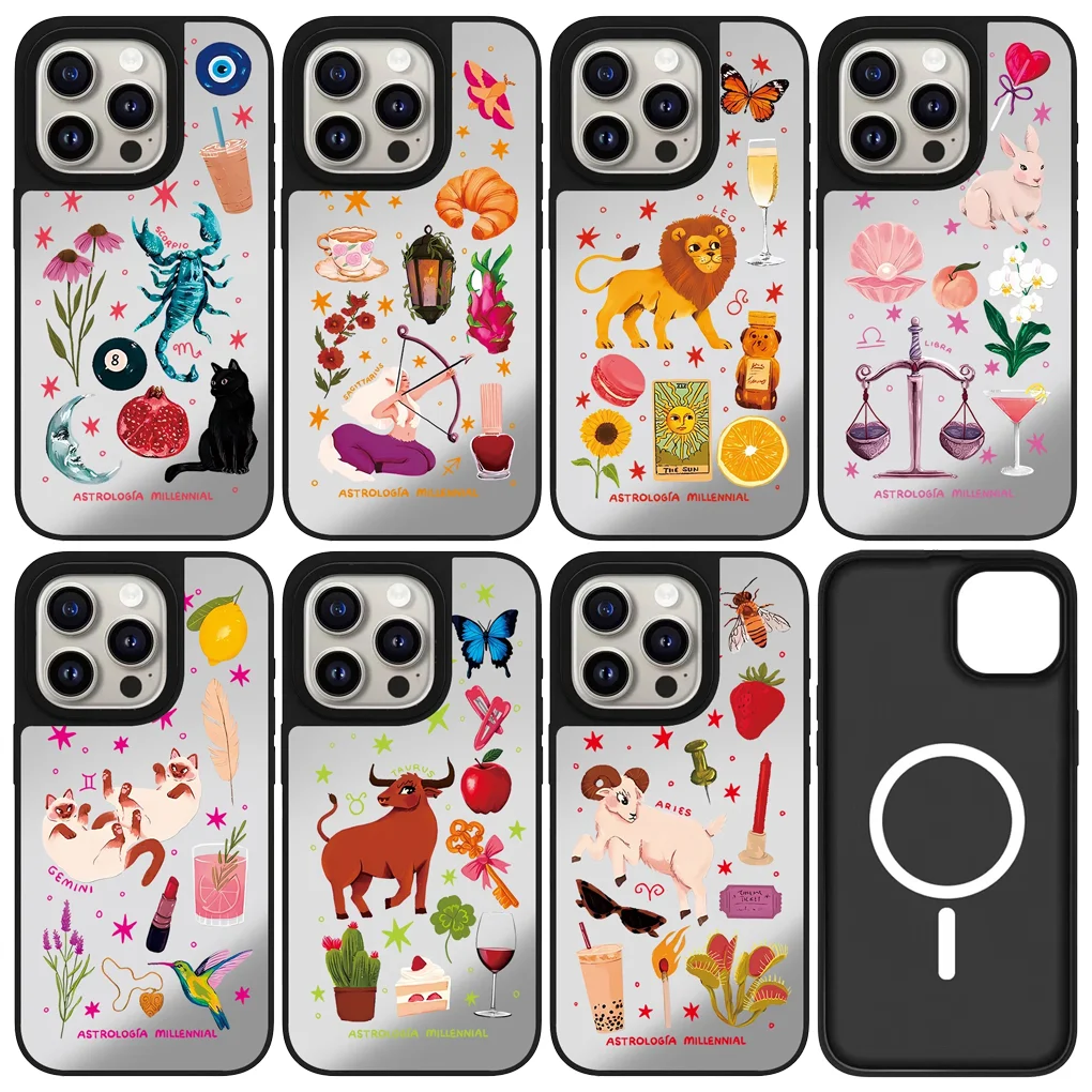 Star Sign Animal Magnetic Mirror Surface IPhone 12 13 14 15 16 Pro Max Case - Protective IPhone Case with MagSafe
Star Sign Animal Magnetic Mirror Surface IPhone 12 13 14 15 16 Pro Max Case - Protective IPhone Case with MagSafe