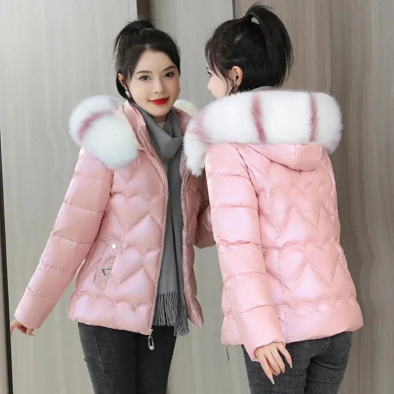 Women Jacket Winter Parkas Female 2023 New Glossy Down Cotton Jackets Stand Collar Casual Warm Parka Short Coat Female Outwear
Women Jacket Winter Parkas Female 2023 New Glossy Down Cotton Jackets Stand Collar Casual Warm Parka Short Coat Female Outwear