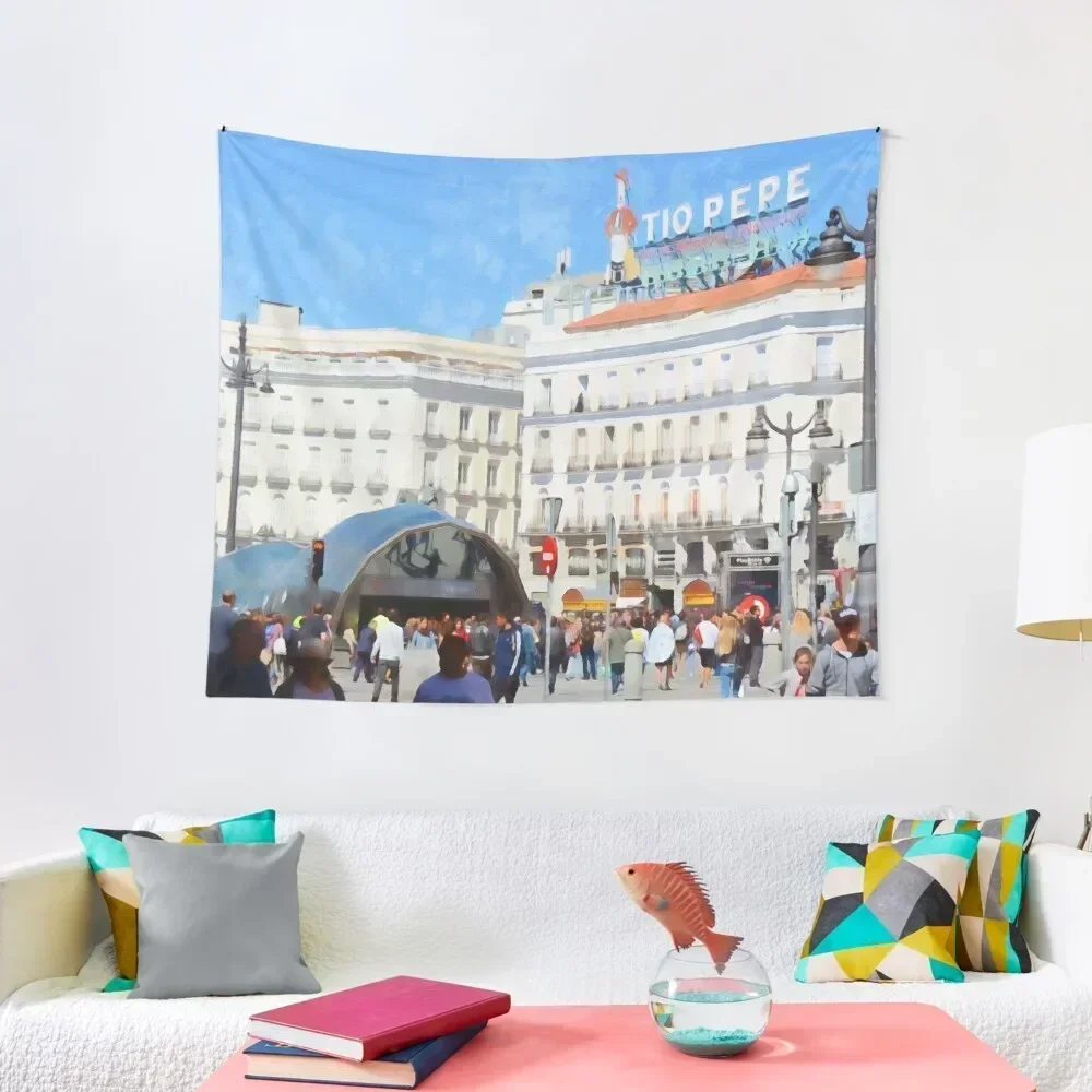 Madrid, Puerta del Sol Tapestry House Decoration Wall Art Home And Comfort Decor Outdoor Decoration Tapestry
Madrid, Puerta del Sol Tapestry House Decoration Wall Art Home And Comfort Decor Outdoor Decoration Tapestry