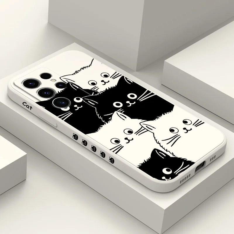 Cat Cluster Phone Case For Samsung Galaxy S25 S24 S23 S22 S21 S20 S10 S10E FE Ultra Plus Note 20 Ultra Silicone Cover
Cat Cluster Phone Case For Samsung Galaxy S25 S24 S23 S22 S21 S20 S10 S10E FE Ultra Plus Note 20 Ultra Silicone Cover