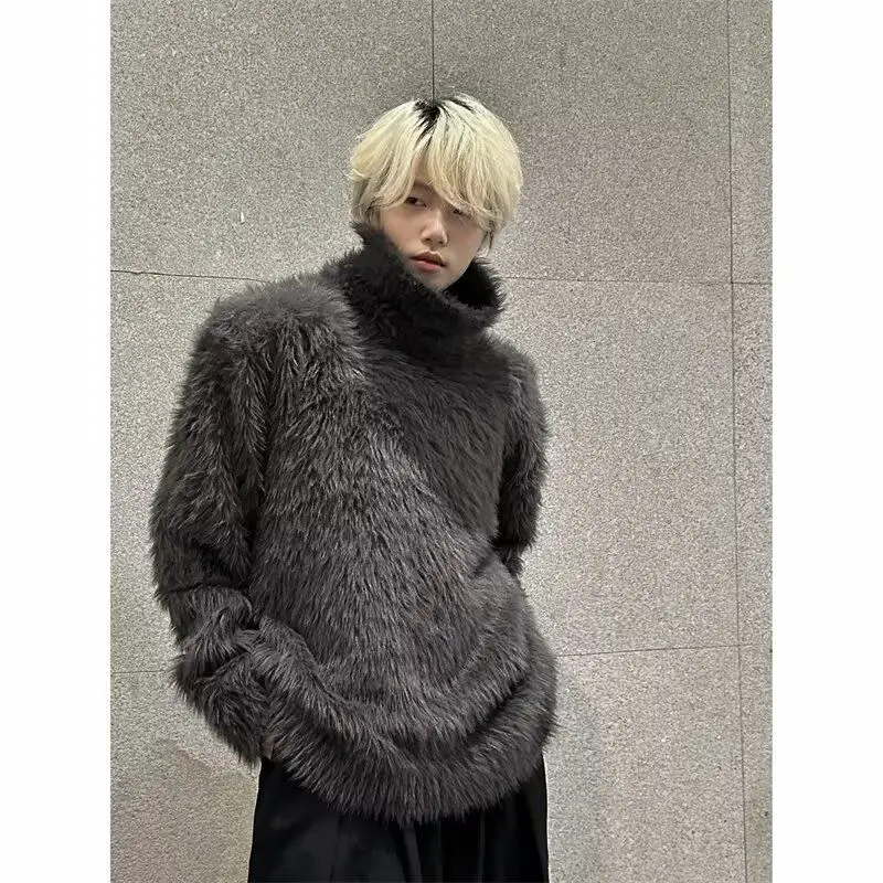 Fur Collar Pullovers Boys Mens Ribbed Detail Texture Knitted Fashion Style Trend Cool Modern Premium Quality Luxury High-End OL
Fur Collar Pullovers Boys Mens Ribbed Detail Texture Knitted Fashion Style Trend Cool Modern Premium Quality Luxury High-End OL