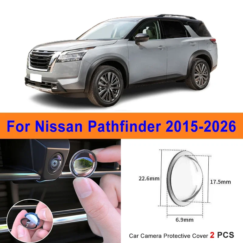 360 Reverse Image Car Camera Cover Anti-Scratch PC Lens Protector Stickers For Nissan Pathfinder 2015-2026 2Pcs
360 Reverse Image Car Camera Cover Anti-Scratch PC Lens Protector Stickers For Nissan Pathfinder 2015-2026 2Pcs