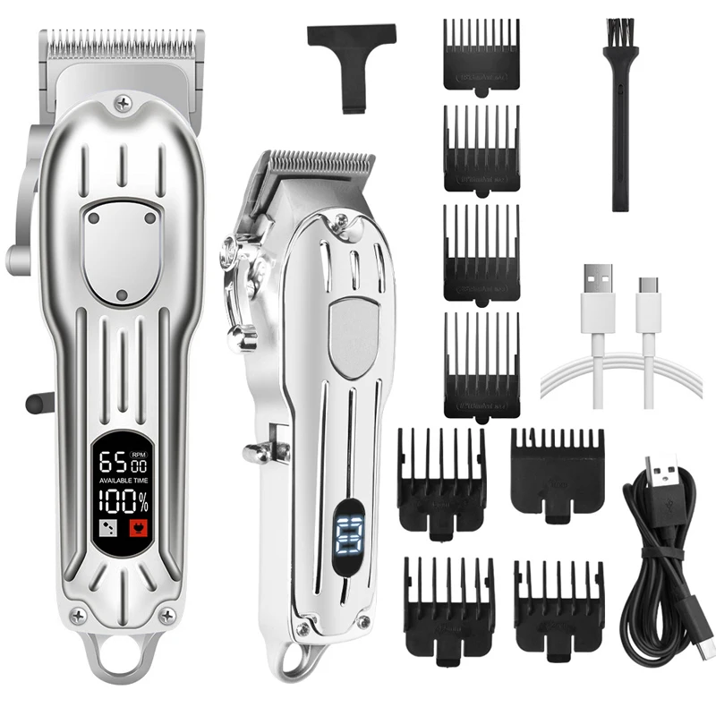 WAIKIL Professional Men's Electric Hair clipper Set with Oil Head Barber USB Charging Digital Display Cordless Carving Machine
WAIKIL Professional Men's Electric Hair clipper Set with Oil Head Barber USB Charging Digital Display Cordless Carving Machine