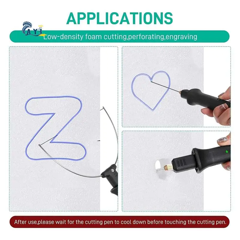 AY03-5-In-1 Hot Foam Cutterfoam Cutter Machine Pen Tools Kit With 110-240V/0-28W Digital Voltage Controller Electric US Plug
AY03-5-In-1 Hot Foam Cutterfoam Cutter Machine Pen Tools Kit With 110-240V/0-28W Digital Voltage Controller Electric US Plug